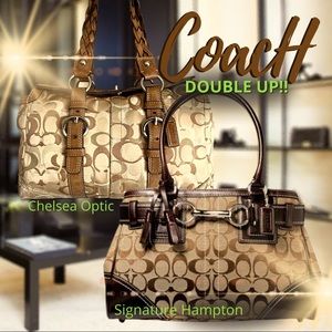 Coach Double Up 2 Bag Bundle 🎀MEMORIAL DAY CLEAR OUT SALE🎀